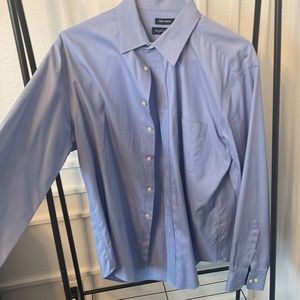 Blue Long Sleeve Button Up Shirt